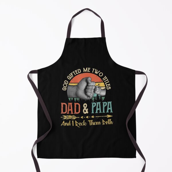 Item preview, Mens God Gifted Me Two Titles Dad And Papa And I Rock Them Both designed and sold by sheilase.