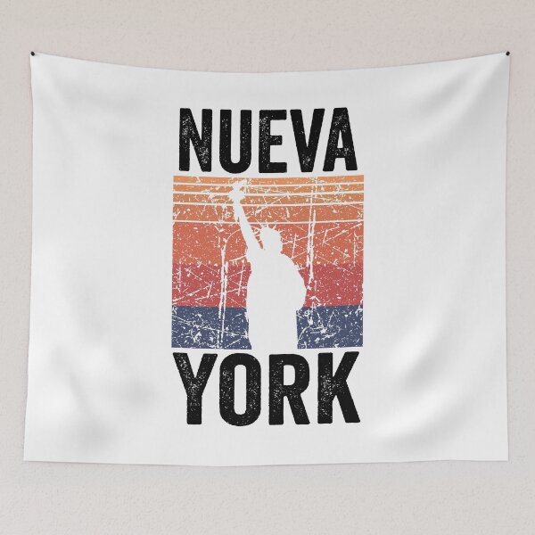 Item preview, Nueva York Spanish New York retro vintage design  designed and sold by ZzCorezZ.