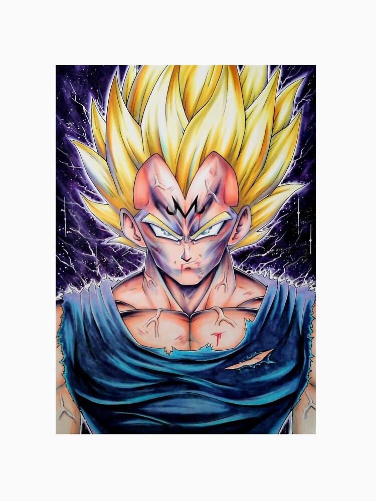 Majin Vegeta T Shirt For Sale By Abyllion Art Redbubble Majin