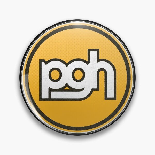 Item preview, PGH | Outline Text Circle Badge designed and sold by retroready.