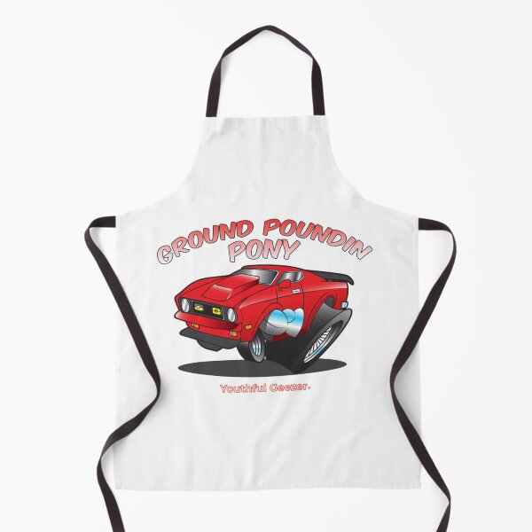 Item preview, Ford Mustang Ground Poundin Pony Cartoon Car Toon designed and sold by DrivenBrand.