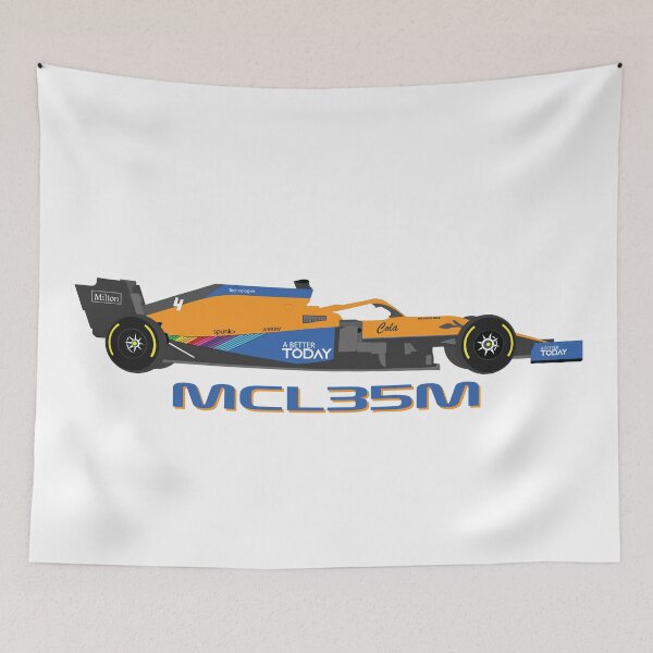 Item preview, F1 Team 2021 car MCL35M Lando Norris Daniel Ricciardo designed and sold by FormulaGTee1.