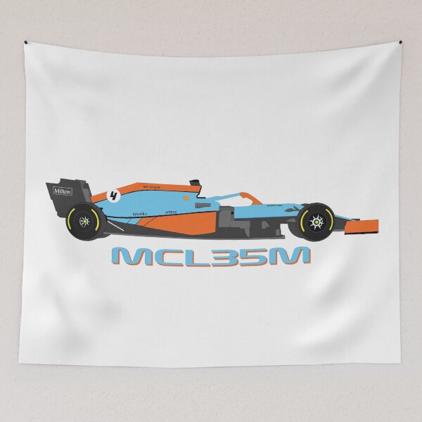 Item preview, F1 Team 2021 MCL35M car Special Livery Monaco GP Lando Norris Daniel Ricciardo designed and sold by FormulaGTee1.