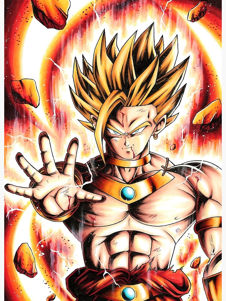 Gogeta ssj4 Greeting Card by Abyllion-art