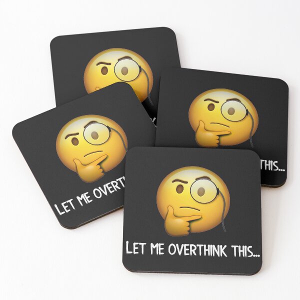 Item preview, Let me overthink this... (Emoji) designed and sold by Nilless1234.