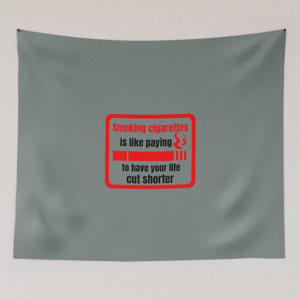Item preview, Smoking cigarettes is like paying to have your life cut shorter designed and sold by Growwithme.