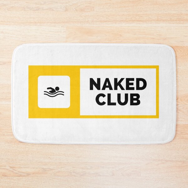 Item preview, Naked Club (black text) designed and sold by mcxgr.