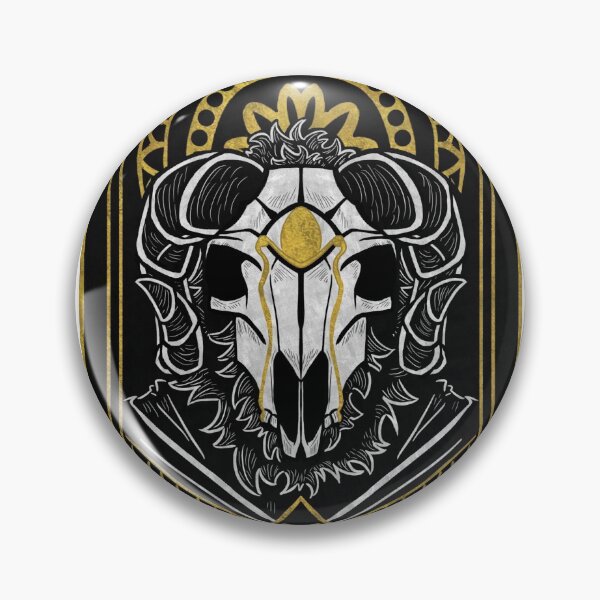 Item preview, Dungeons and Dragons inspired Tarot Card ''The Beast'' Animal Goat Skull Mandala Black Gold Gothic Aesthetic designed and sold by thatguymig.