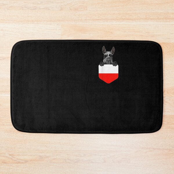 Item preview, Poland Flag Giant Schnauzer Dog In Pocket  designed and sold by sheilase.
