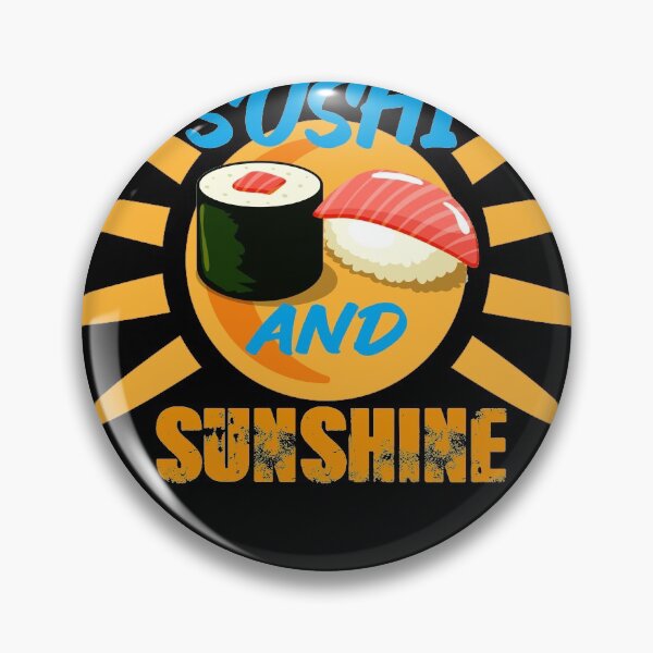 Item preview, Sushi And Sunshine Vintage Sunset Summer Beach Food designed and sold by PODI-Art.