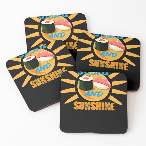 Item preview, Sushi And Sunshine Vintage Sunset Summer Beach Food designed and sold by PODI-Art.