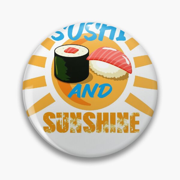 Item preview, Sushi And Sunshine Vintage Sunset Summer Beach Food designed and sold by PODI-Art.