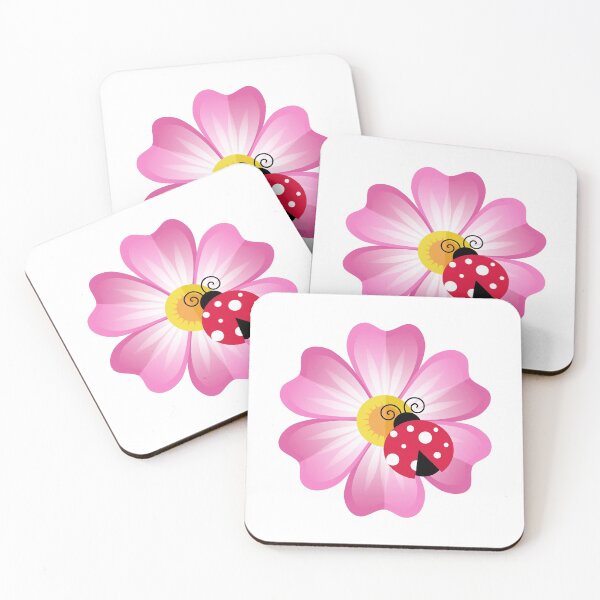 Item preview, A Ladybird greets her Floral Friend designed and sold by deepgoa.