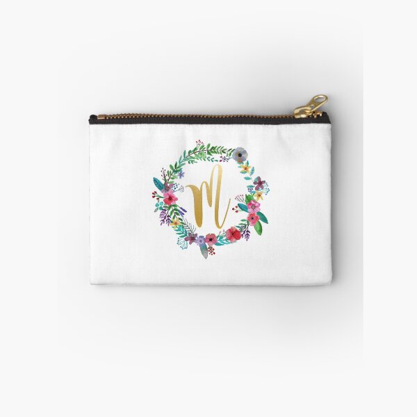 Item preview, Floral Initial Wreath Monogram M designed and sold by laurajoy16.