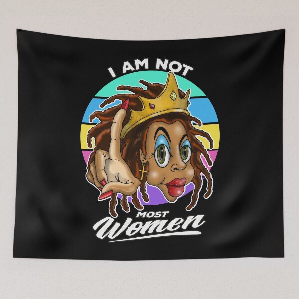 Item preview, I Am Not Most Women Funny Feminine Power designed and sold by Status71.
