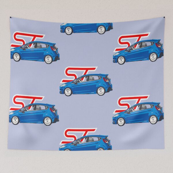 Item preview, Ford Fiesta St Ford Fiesta ST Custom Grabber Blue designed and sold by DrivenBrand.