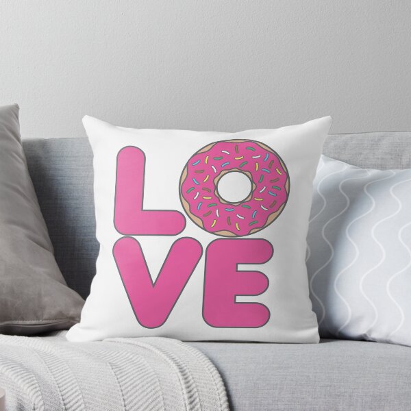 Artikelvorschau, Erdbeere-Donut-Liebe entworfen und verkauft von DetourShirts.