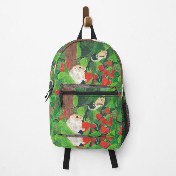 Item preview, Dormice eating strawberries designed and sold by EleonorArte.