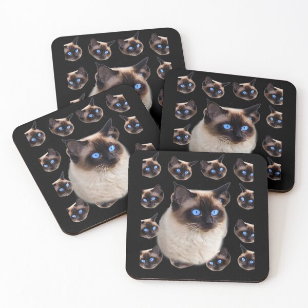 Item preview, Funny Cute Siamese Cat Face Head Pattern  designed and sold by sheilase.
