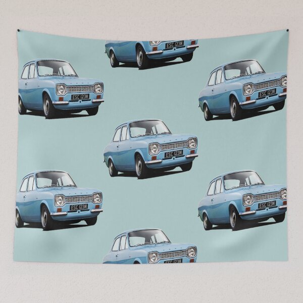 Item preview, Ford Escort Mk 1 Ford Escort in blue designed and sold by DrivenBrand.