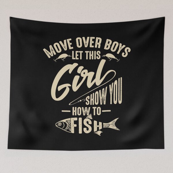 Item preview, Fishing girl gift How to fish designed and sold by BrennaEirlys.