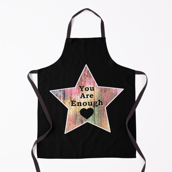 Item preview, You Are Enough | Positive Affirmation Colorful Star with Heart designed and sold by kmcs.