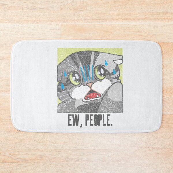 Item preview, Ew, People. Asocial anxious tiger cartoon cat designed and sold by auntfluffy.