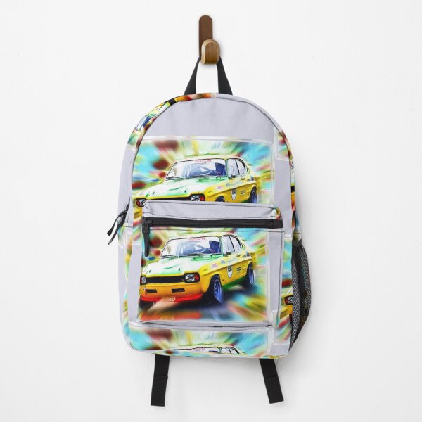 Item preview, Ford Capri Yellow Capri on the racetrack designed and sold by DrivenBrand.