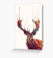 Red Deer Greeting Card