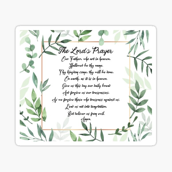 Matthew 6 9 13 Gifts Merchandise Redbubble