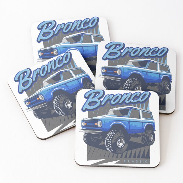 Item preview, Ford Bronco Truck Classic Ford Bronco Blue designed and sold by DrivenBrand.