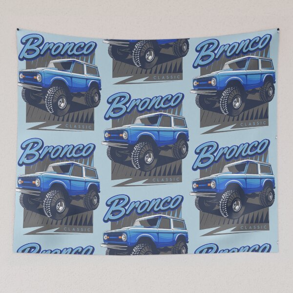 Item preview, Ford Bronco Truck Classic Ford Bronco Blue designed and sold by DrivenBrand.