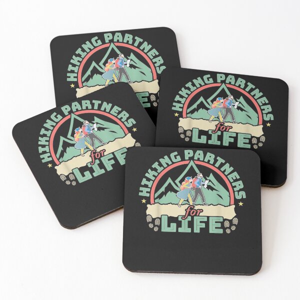 Item preview, Funny Hiker Hiking Partners For Life Mom Dad  designed and sold by sheilase.