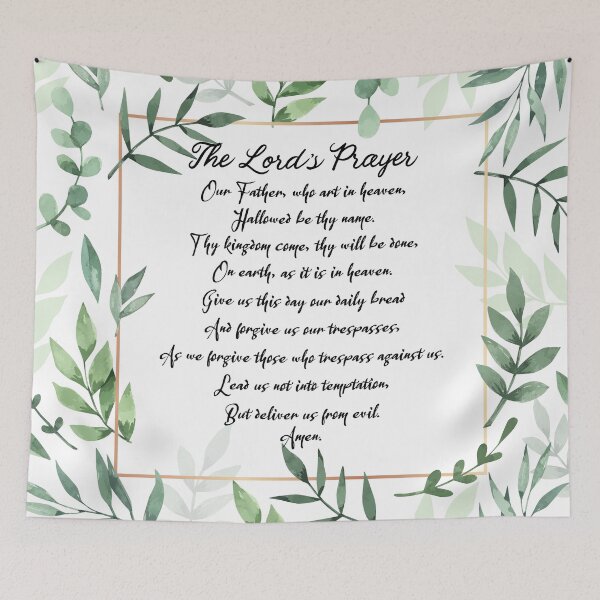 Item preview, The Lord's Prayer | Matthew 6:9-13 Christian Scripture designed and sold by RLYGR8.