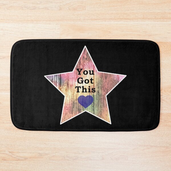 Item preview, You Got This | Positive Affirmation Colorful Star with Heart designed and sold by kmcs.