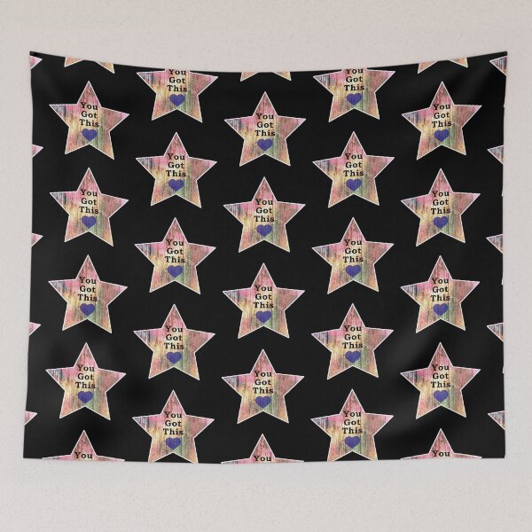 Item preview, You Got This | Positive Affirmation Colorful Star with Heart designed and sold by kmcs.