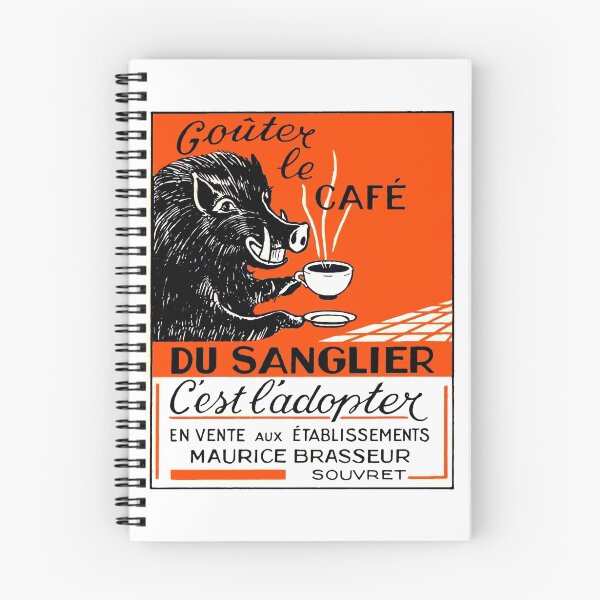Item preview, Antique Belgian Coffee Boar Advertising Poster designed and sold by retrographics.