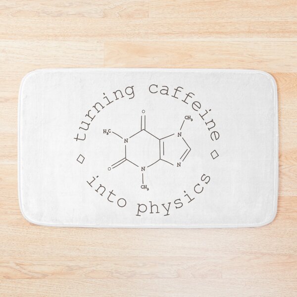 Item preview, Turning Caffeine into Physics hand drawn caffeine molecule designed and sold by plammi.