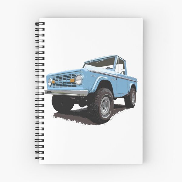 Item preview, Ford Bronco front_back - Ford Bronco - color stylized designed and sold by DrivenBrand.