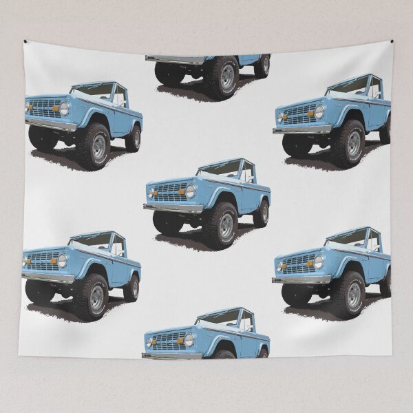 Item preview, Ford Bronco front_back - Ford Bronco - color stylized designed and sold by DrivenBrand.