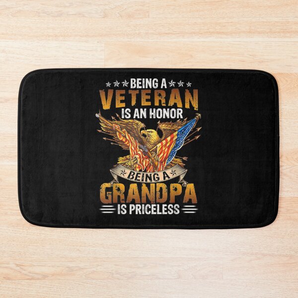 Item preview, Mens Being A Veteran Is An Honor Being A Grandpa Is Priceless  designed and sold by sheilase.