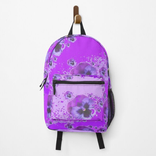 Item preview, ABSTRACT PURPLE PANSY FLOWERS GARDEN PATTERNS ART designed and sold by sharlesart.