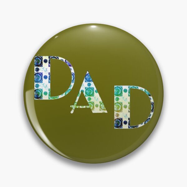 Item preview, DAD lettering - dad and his bike - pattern - rainbow designed and sold by kikidu21.