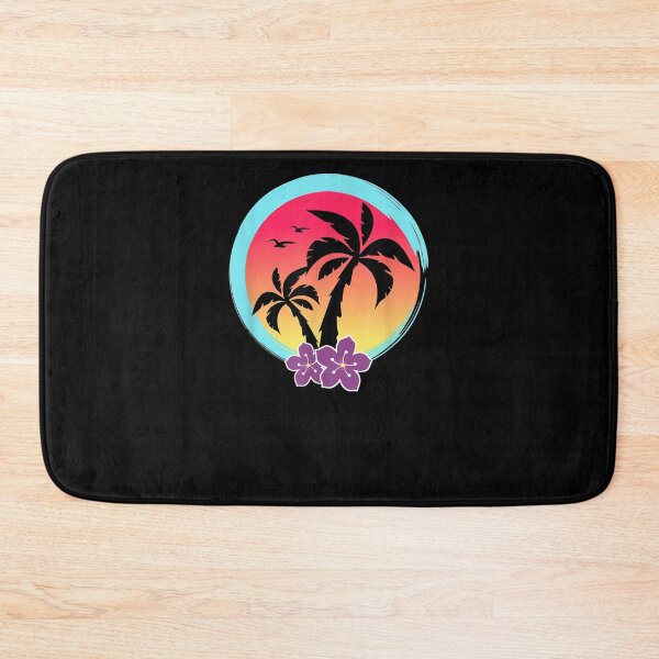 Item preview, Tropical Magnolias Palm Trees Sunset Beach  designed and sold by sheilase.