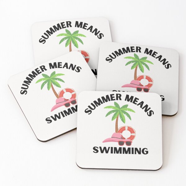 Item preview, Summer Means Swimming designed and sold by Chanchane Store.