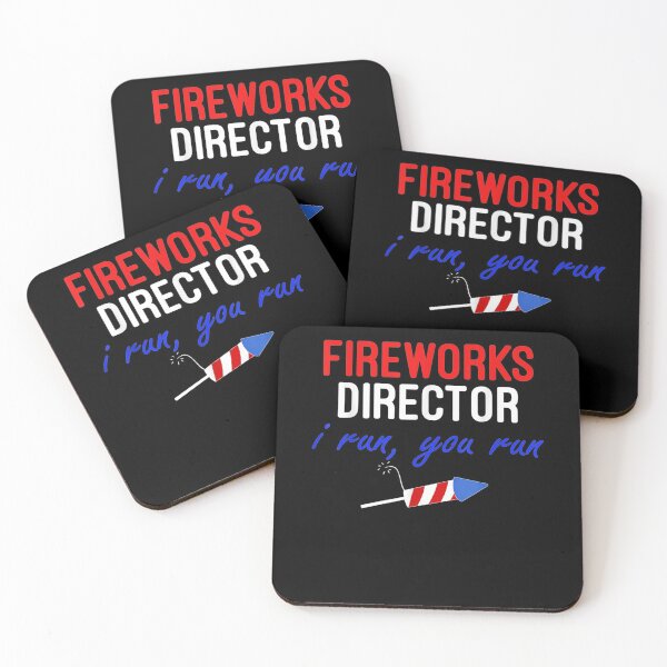 Item preview, 4th Of July Fireworks Director If I Run You Run American  designed and sold by sheilase.