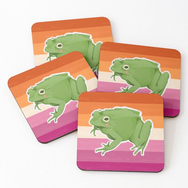 Item preview, Lesbian Pride Frog designed and sold by lauratroy.