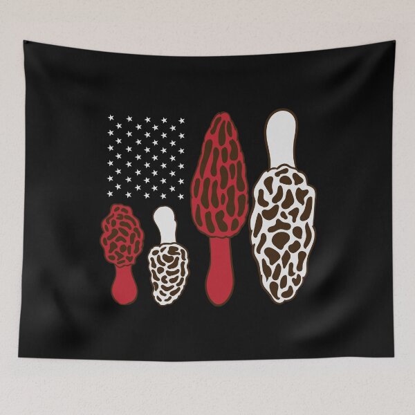 Item preview, Morel Mushroom Hunter Fungi USA 4th Of July Morels designed and sold by DSWShirts.