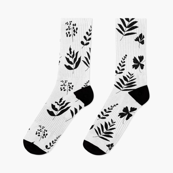 Item preview, Botanical black & white abstract shapes designed and sold by KennyLucky.