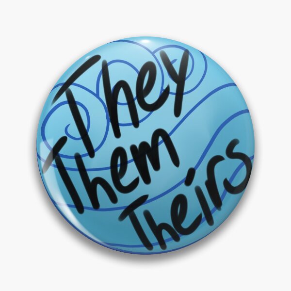 Item preview, they/them/theirs pronouns watertribe atla designed and sold by Spell-the-Bee.